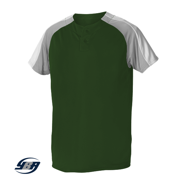 army green baseball jersey