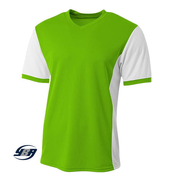 lime green soccer jersey