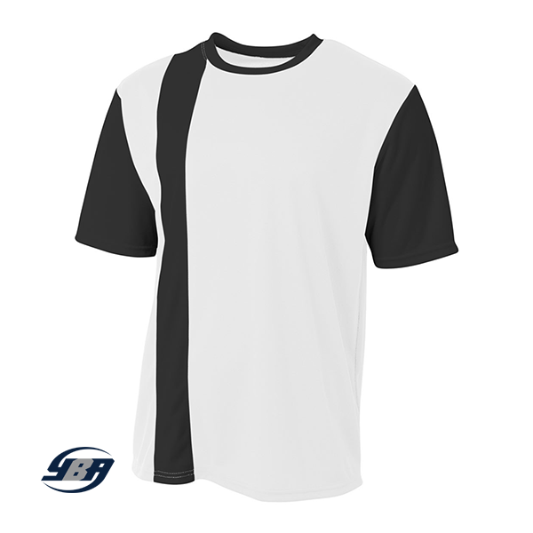 black and white jersey shirt